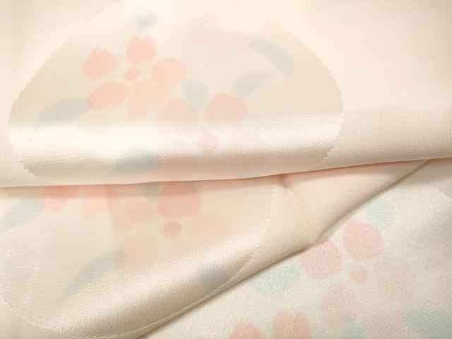 長閑やかさ屋御召しもの●長襦袢 袷 花丸文 半衿刺しゅう 正絹 珠玉 未当て嵌める CABG5449ut