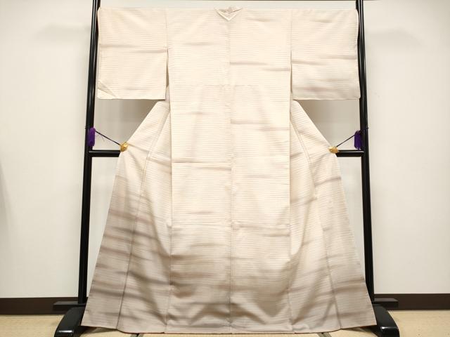 長閑やかさ屋御召しもの●飛び切り 本塩沢 やまだ織 短い訪問着 染めつける絵描き 桐村博 雪の中のきれ 証紙付き添い人 珠玉 未当て嵌める CYAA4121s6