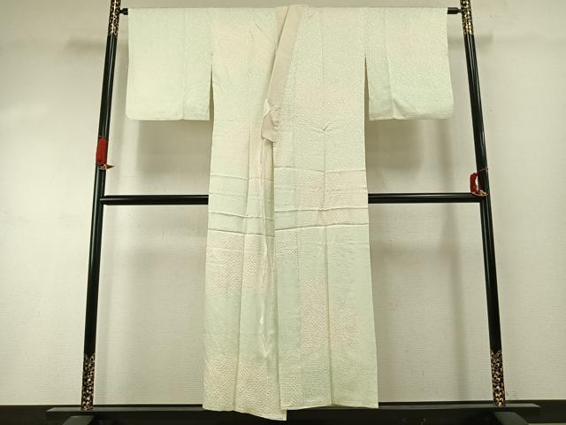 長閑やかさ屋御召しもの●長襦袢 袷 絞り 花唐草地紋 正絹 珠玉 AABI1936fy