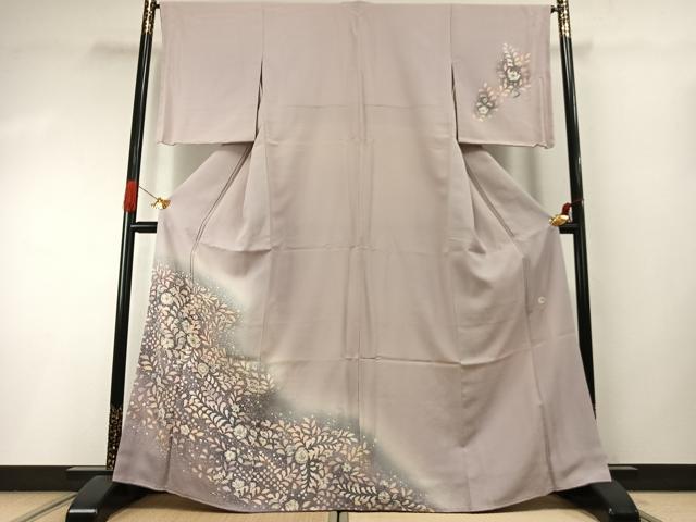 平和屋着物●越後十日町の一流染匠　桐屋・翠山工房　訪問着　絞り　辻が花　暈し染め　やまと誂製　正絹　逸品　AABI1836fy｜平和屋