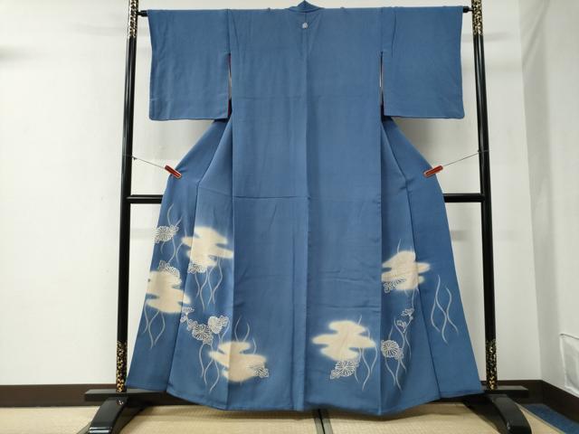 長閑やかさ屋お召しもの●中国三大刺しゅう 総相良刺しゅう 色留袖 霞立涌菊花文 暈し染め 鬼しぼクレープ 正絹 珠玉 CABG0377yc