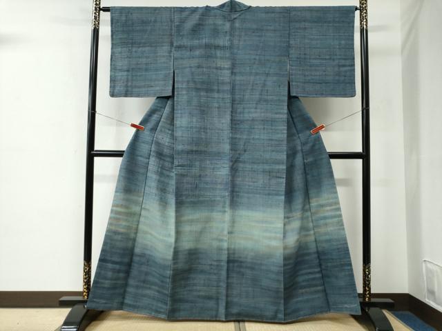 平和屋着物●色留訪問着 紬地 霞文 正絹 逸品 未使用 CABE2219yc