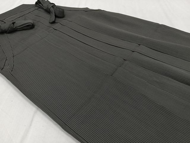 長閑やかさ屋御召しもの＊夏物 成人男性 行灯袴 縦絽 縞 正絹 珠玉 CABH5214xi