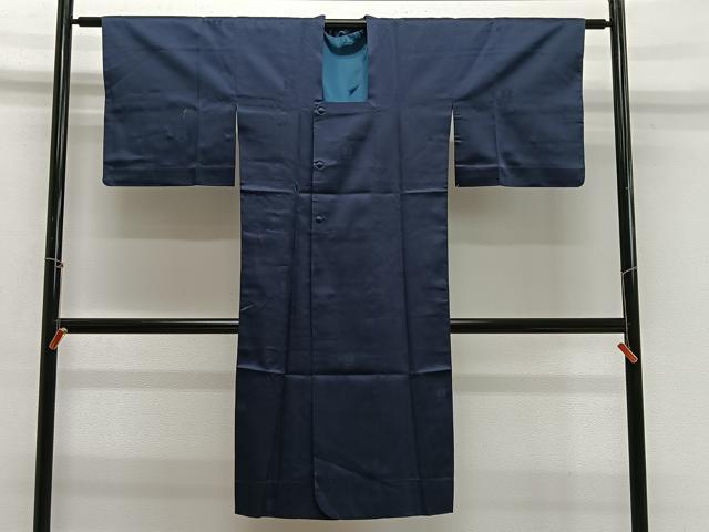長閑やかさ屋御召しもの＃道行厚地の外套 遠州椿 ロング丈 正絹 珠玉 CABG3863ua
