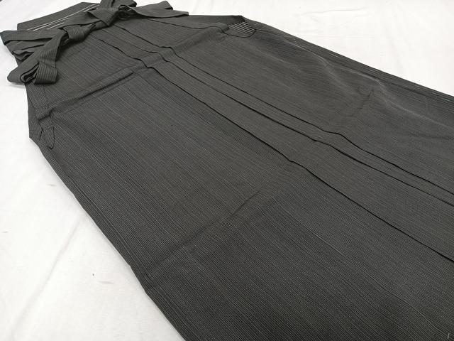 長閑やかさ屋御召しもの＊夏物 成人男性 行灯袴 縦絽 縞 正絹 珠玉 CABH5210xi