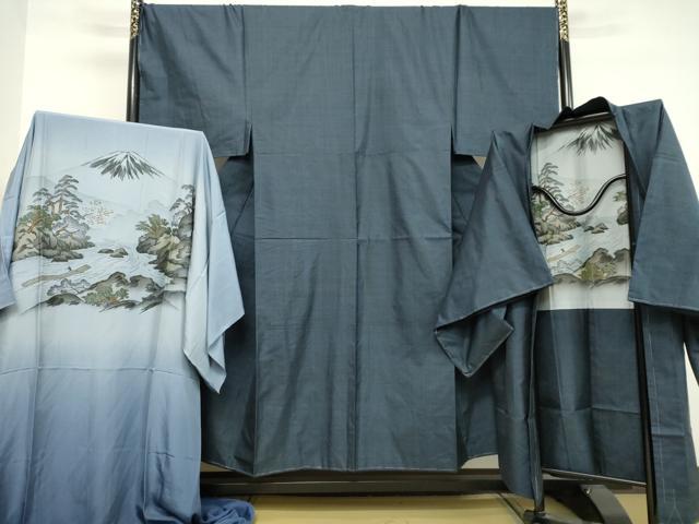 楽天市場】平和屋着物○男性 本場大島紬 アンサンブル 長襦袢セット  