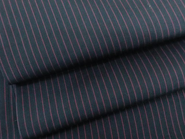 長閑やかさ屋御召しもの●御召しもの 縞 高島屋取りまわし 正絹 珠玉 AABH7254cs
