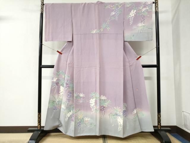 楽天市場】平和屋着物○訪問着 友禅 作家物 松彩 松竹梅草花文 暈し