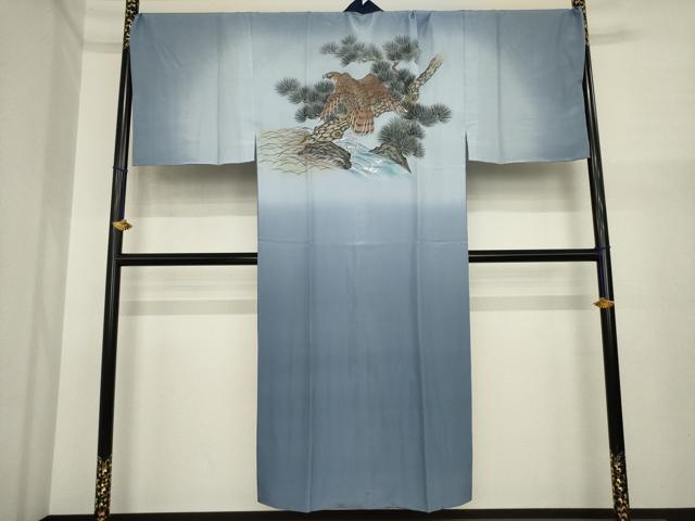 平和屋着物●男性 長襦袢 袷 暈し染め 正絹 逸品 AABI7526ck|平和屋