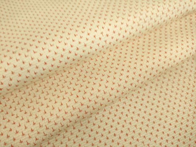 平和屋着物▽男性 本塩沢 単衣 蚊絣 正絹 逸品 DAAP7507du