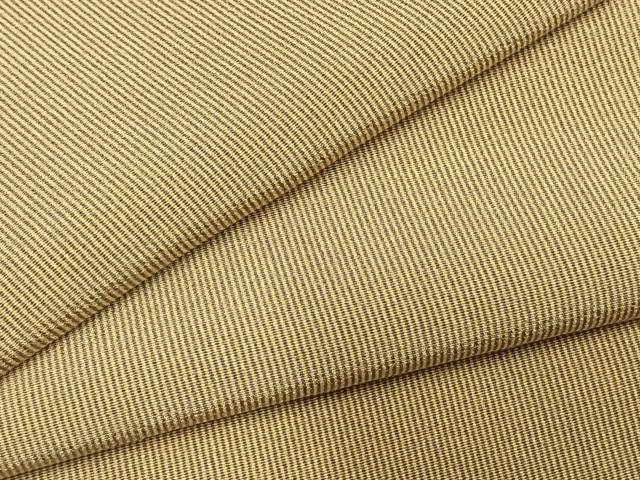 平和屋着物●江戸小紋 万筋 茶色×灰色 正絹 逸品 AABH5164fy