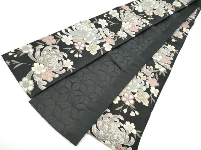 長閑やかさ屋御召しもの●両面 半幅帯 乱菊 舞桜文 CABG6329hy