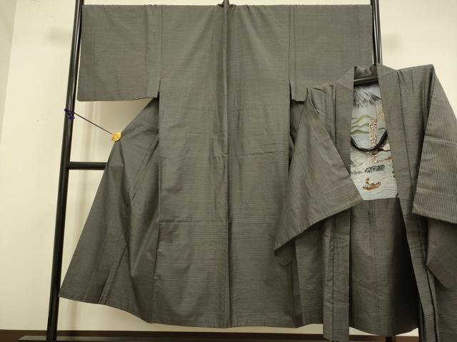 長閑やかさ屋御召しもの●御前上等 成人男性 発祥地大島紬 合奏団 キングサイズ 100亀甲 総端っこ さが美取りまわし 珠玉 DZAB4728kh6
