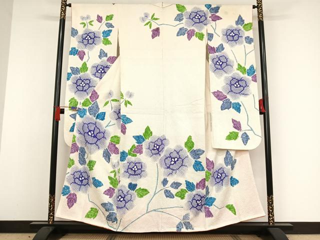 楽天市場】平和屋本店□極上 振袖 総絞り 草花文 逸品 DZAA2840kh5