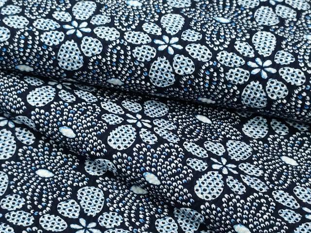 長閑やかさ屋御召しもの∴夏物 浴衣 花コネクター リップル出どころ 綿 珠玉 CABH1257ng