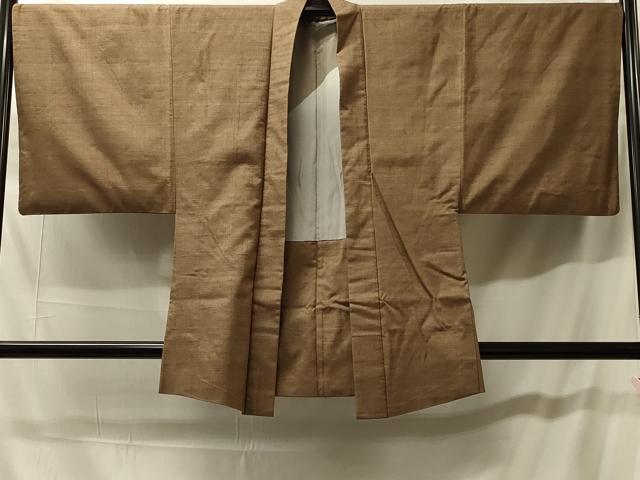 平和屋着物＃男性　羽織　紬地　霞文　正絹　逸品　CABH7008in｜平和屋