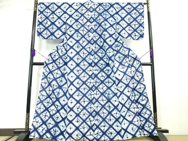 楽天市場】平和屋本店□極上 夏物 浴衣 有松鳴海絞り 朝顔 綿 逸品  