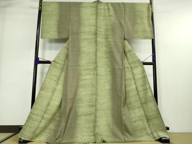 平和屋本店■極上　道中着　ロング丈　紬地　杢目絞り　逸品　未使用　DZAA5918kh5 平和屋本店□極上 道中着 ロング丈 紬地 杢目絞り 逸品 未