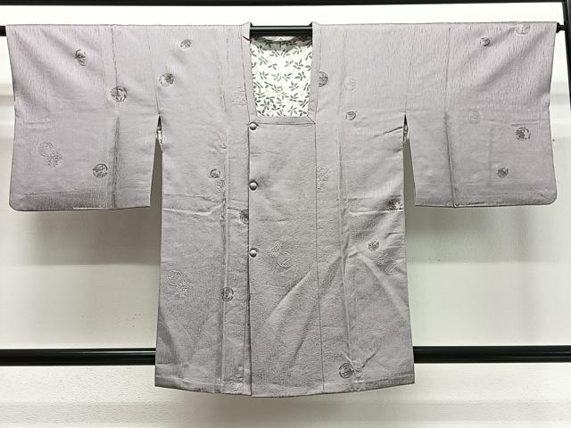 平和屋着物&infin;道行コート　花丸文　正絹　逸品　CABD4631ua｜平和屋