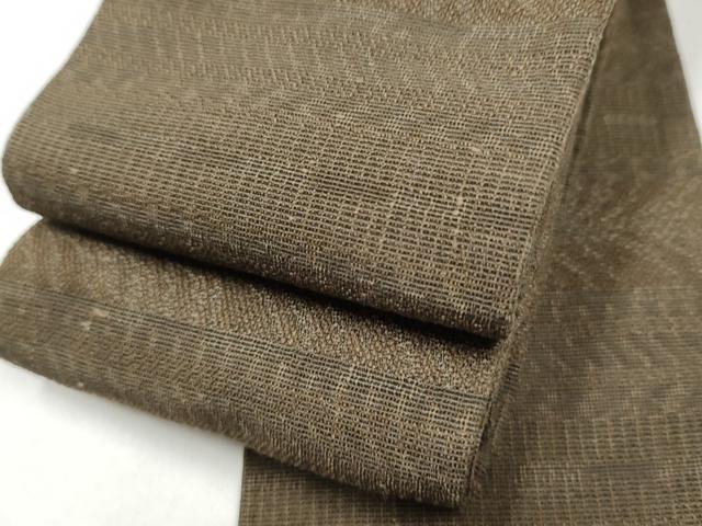 平和屋着物●男性　角帯　横段文　正絹　逸品　CABG8944hy｜平和屋