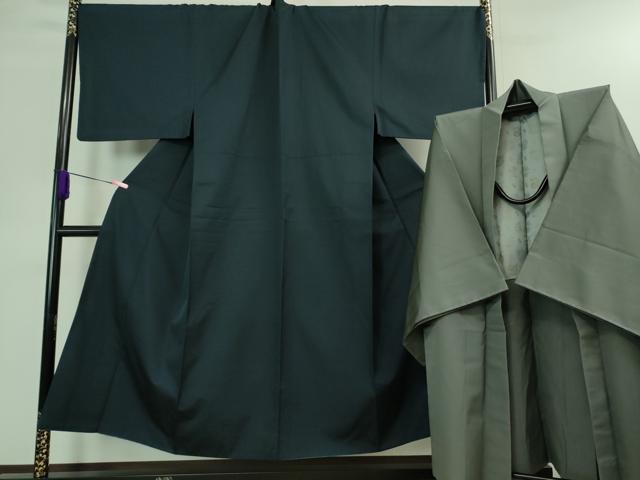 楽天市場】平和屋着物□極上 男性 紬 アンサンブル キングサイズ 長  