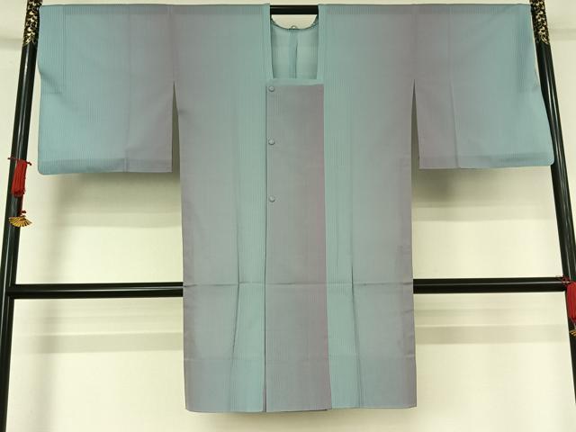 平和屋着物▽道行コート　スリーシーズン　春夏秋　塵除け　霞文　ロング丈　正絹　逸品　AABJ9621jh｜平和屋