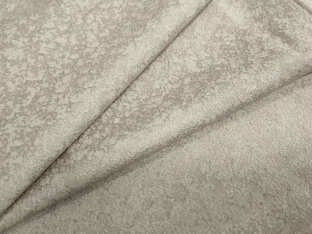 平和屋着物●上質な色無地 作家物 霞地紋 亜麻色 正絹 逸品 DABC2967ud