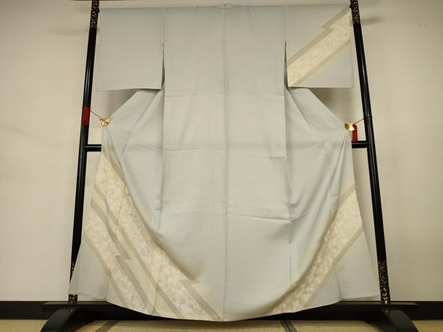 平和屋着物*夏物 訪問着 絽 蔦の葉文 暈し染め さが美扱い 正絹 逸品 AABJ6374jd|平和屋
