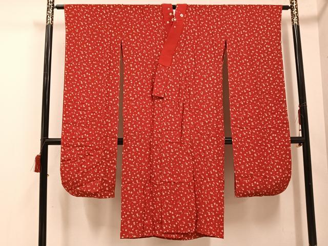 長閑やかさ屋御召しもの●ファッションデザイナー 花井幸子 振袖用長襦袢 無双仕立てもの 小花文 半衿刺しゅう 正絹 珠玉 未当て嵌める AABE8131ph