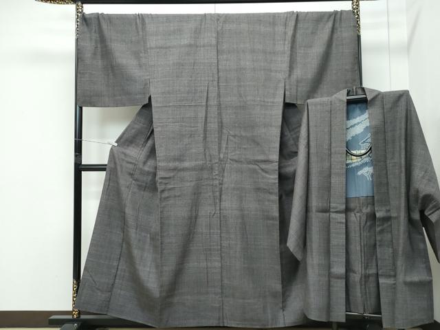 長閑やかさ屋中央局●より良い 成人男性 発祥地結城紬 意味ありげ無形文化財 合奏団 キングサイズ 総端っこ 100亀甲 紫黒いこと地 珠玉 CZAA5608s6