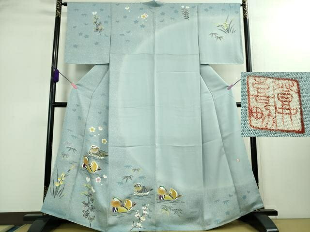 楽天市場】平和屋本店□超大作 人間国宝・羽田登喜男 訪問着 鴛鴦21