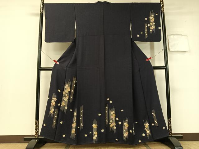 平和屋着物●訪問着　舞花文　金彩　正絹　逸品　CABB5026vp｜平和屋