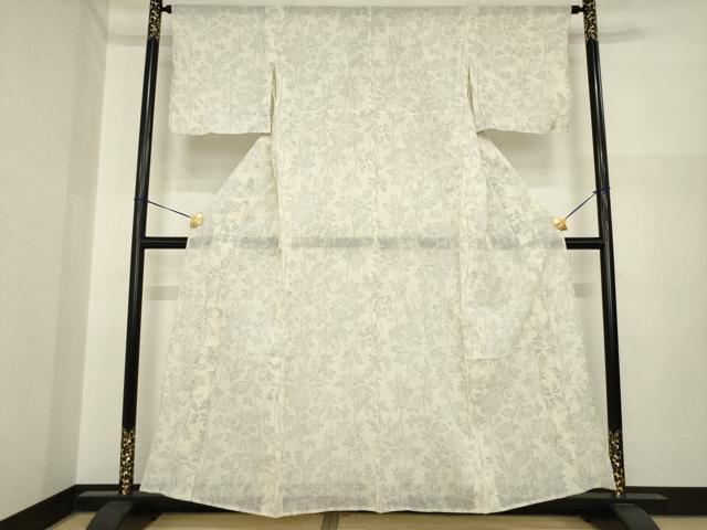平和屋着物＊夏物 小紋 更紗花蔦草文 AABI7155ck｜平和屋