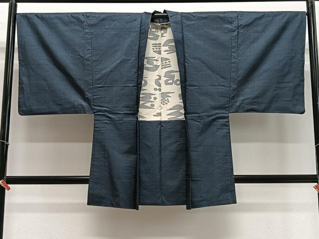 平和屋着物∞男性 羽織 本場大島紬 80亀甲 総詰め 正絹 逸品 CABE4985ua|平和屋
