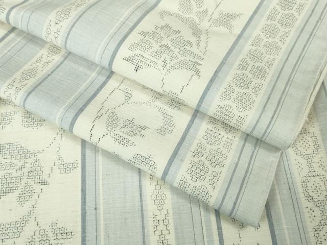 楽天市場】平和屋本店□極上 本場結城紬 重要無形文化財 単衣 霞文