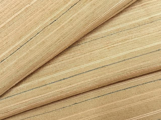 長閑やかさ屋御召しもの●御前上等な紬 横縞 正絹 珠玉 AABI1981fy