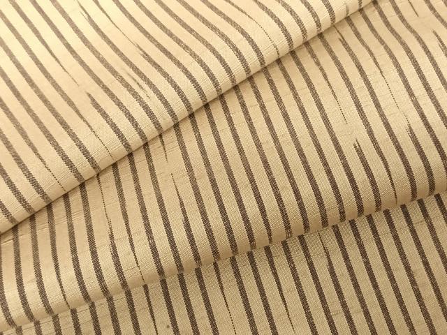平和屋着物●上質な紬　変わり縞　正絹　逸品　AABF0224fy｜平和屋