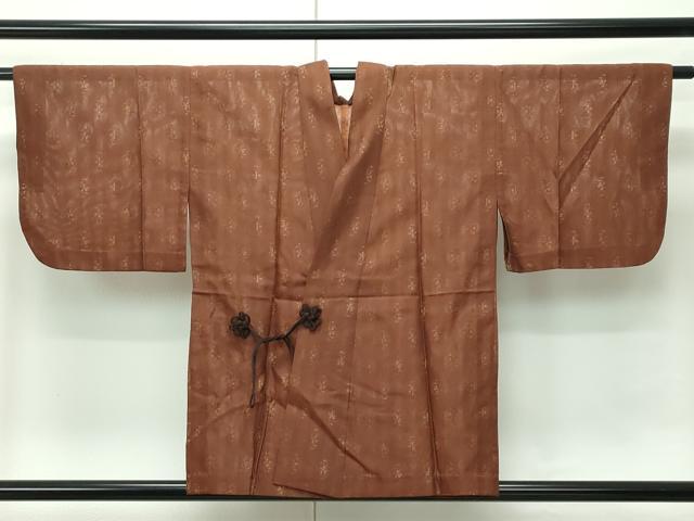 長閑やかさ屋御召しもの▽道中着 スリー時節 春夏秋 塵除け 立涌花紋紗 洗える御召しもの CABF4555rv