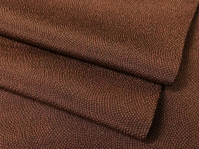 平和屋着物●江戸小紋　鮫小紋柄　鬼しぼ縮緬　正絹　逸品　CABC9659vp｜平和屋