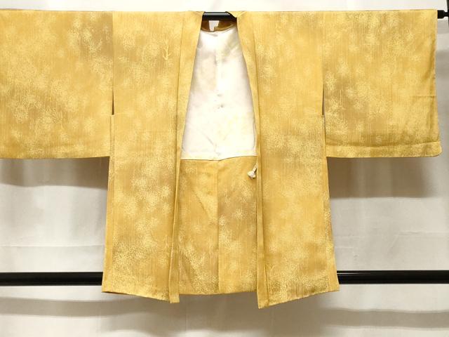 長閑やかさ屋御召しもの＃羽織 ろうけつ染 森林地帯文 暈し染め 正絹 珠玉 CABF3975電子ボルト