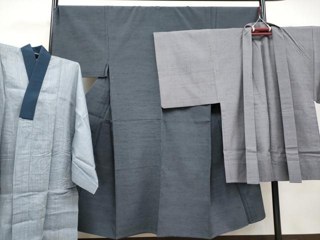 楽天市場】平和屋着物□極上 男性 紬 アンサンブル・長襦袢セット  