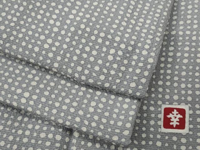 長閑やかさ屋御召しもの●ファッションデザイナー 花井幸子 小紋 霞文 正絹 珠玉 CABG5440ut