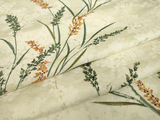 平和屋着物▽訪問着　単衣　草花文　正絹　逸品　DABE4446az｜平和屋 27,885円