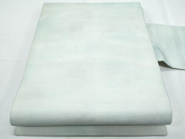 長閑やかさ屋お召しもの＊夏物 九寸名古屋帯 舞花文 正絹 珠玉 CABH8248fb