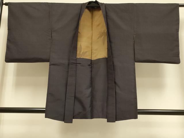 長閑やかさ屋御召しもの＃羽織 紬地 縞正絹 珠玉 DABF5541du