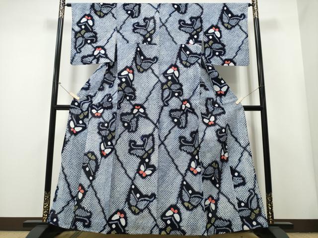 平和屋着物&there4;夏物 浴衣 有松鳴海絞り 網目舞蝶文 綿 逸品 未使用 CAAY4502ng｜平和屋 8,805円