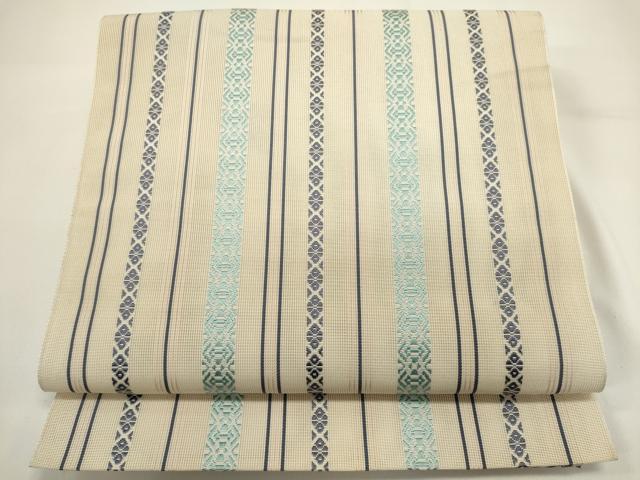 平和屋着物*夏物 本場筑前博多織 八寸名古屋帯 紗献上 正絹 逸品 DABH1790cd|平和屋