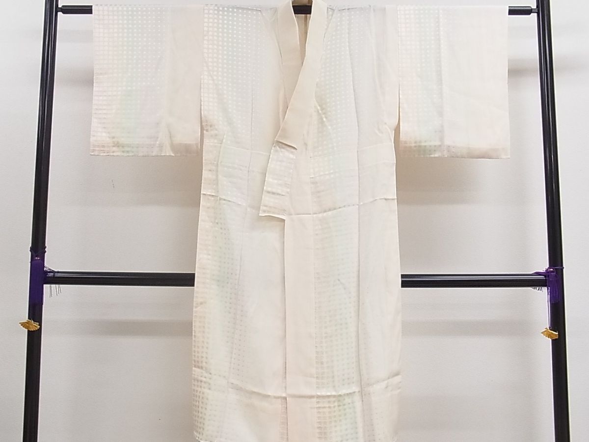 平和屋着物□上質な長襦袢 無双仕立て 雲取花車地紋 逸品 CAAI2186id