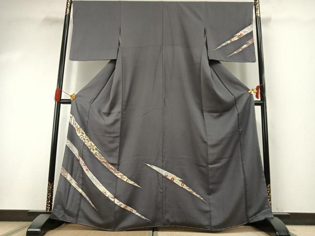 平和屋着物●訪問着　友禅　花鳥文　金彩　正絹　逸品　AABI1287fy｜平和屋