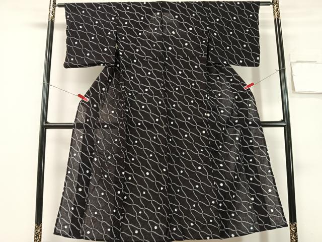 長閑やかさ屋御召しもの∴夏物 浴衣 有松鳴海絞り 網目あられ文 綿 珠玉 CABG7607vp